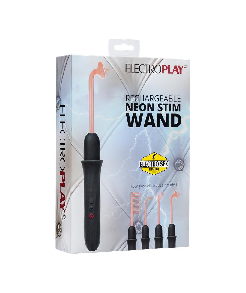 Varita Neon Stim con 4 Electrodos de Vidrio