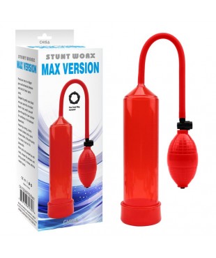 Bomba de Succion para el Pene MAX Version Rojo