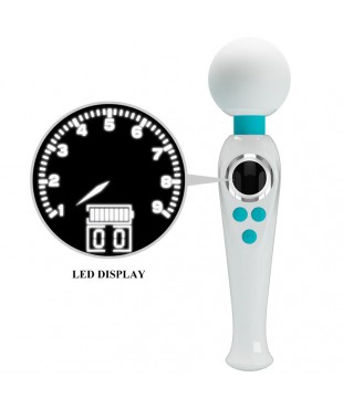 Skyler Masajeador con Pantalla Digital Blanco