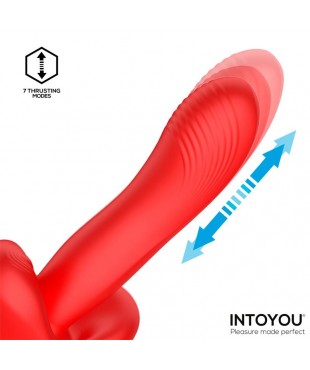 Vyron Vibrador con Thrusting y Biting Mordisqueo