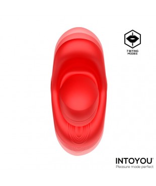 Vyron Vibrador con Thrusting y Biting Mordisqueo
