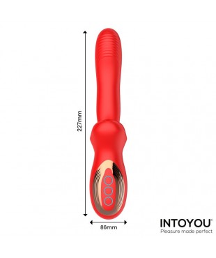 Vyron Vibrador con Thrusting y Biting Mordisqueo
