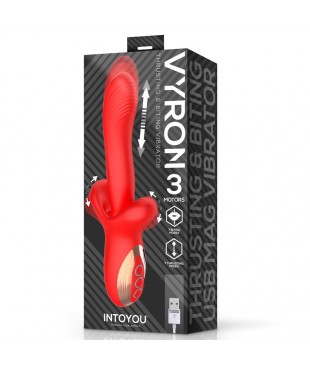 Vyron Vibrador con Thrusting y Biting Mordisqueo