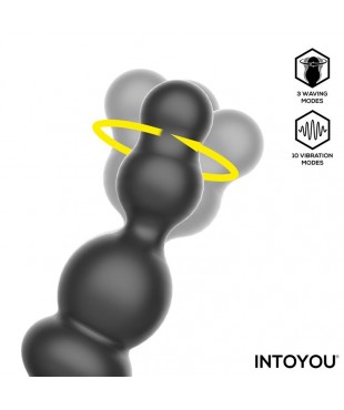 Klark Plug Anal Oscilante con Vibracion y Control Remoto