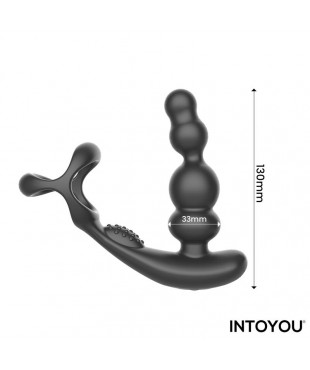 Klark Plug Anal Oscilante con Vibracion y Control Remoto