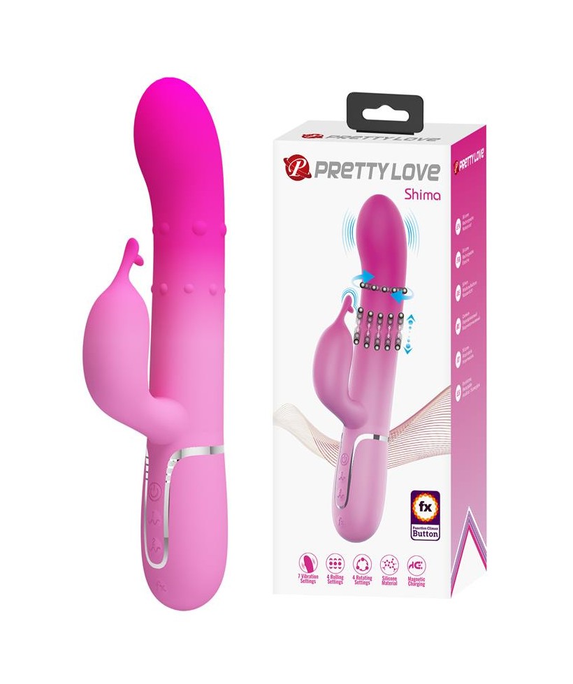 Shima Vibrador con Bolas Rotadoras