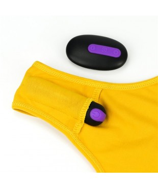 Braguita Abierta con Bala Vibradora y Control Remoto Talla L Braguita Abierta con Bala Vibradora y Control Remoto Talla L