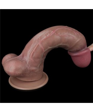 Dildo Doble Capa Silicona Platinum 105 Dildo Doble Capa Silicona Platinum 105