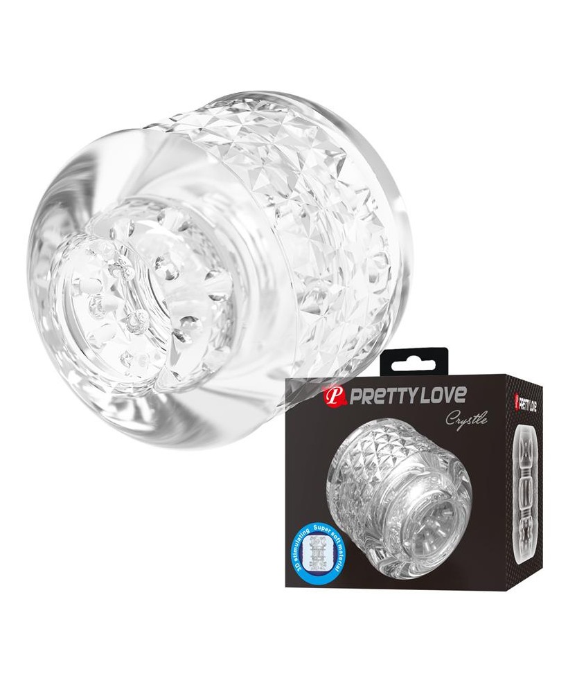 Crystle 3d Masturbador Doble Entrada