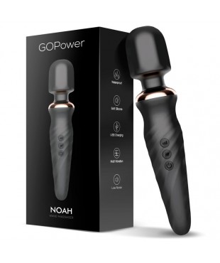 DISC*Noah Wand Massager USB Silicone Waterpro