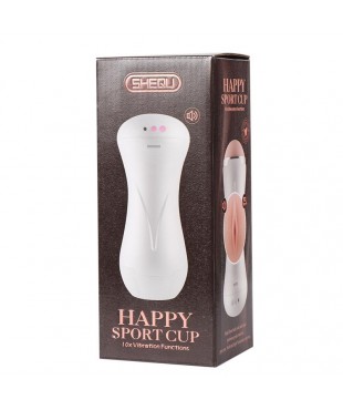 Masturbador Vibracion USB Happy Sport