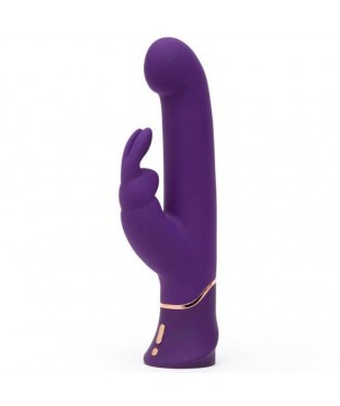 Greedy Girl Vibrador con Movimiento Estimulador punto G y Rabbit Púrpura