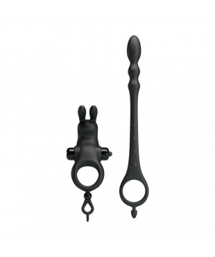 Anillo Vibrador con Cadena Anal Desmontable Anillo Vibrador con Cadena Anal Desmontable
