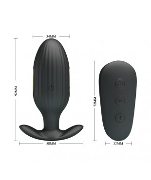 Royal Pleasure Plug Anal con Electro Estimulacion USB