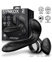 Synkox Girth Gainer con Doble Anillo para el Pene con Vibracion