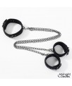 Collar con Esposas para Tobillos con Cadena