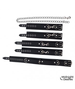 Set de Restricciones con Collar y Esposas