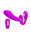 Thunderbird Vibrador para Parejas sin Arnes con Control Remoto