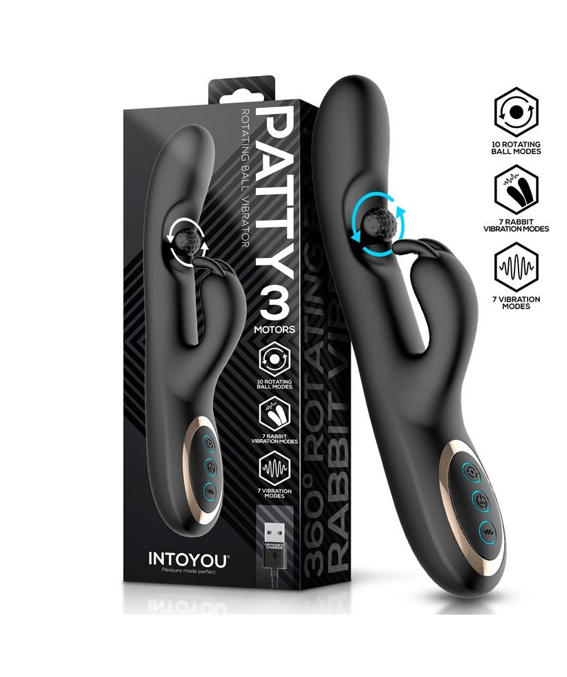 Patty Vibrador con Bola Rotadora 360º