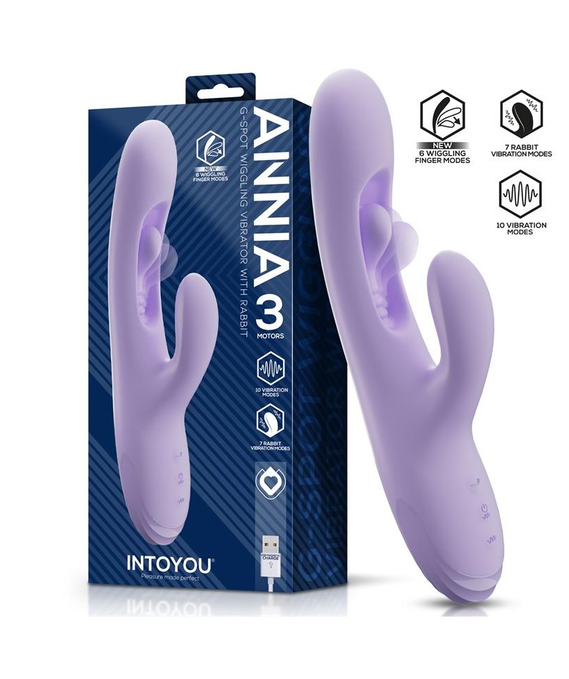 Annia Vibrador G Spot con Wiggling Interno