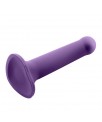 Bouncy Dildo Silicona Liquida Hiper Flexible 7 18 cm Talla M Purpura