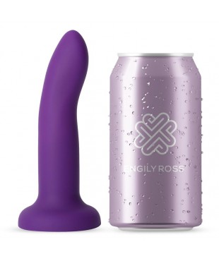 Dildo que Cambia de Color Purpura a Rosa Talla S 14 cm Dildo que Cambia de Color Purpura a Rosa Talla S 14 cm