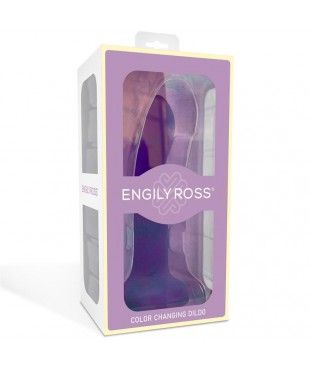 Dildo que Cambia de Color Purpura a Rosa Talla S 14 cm Dildo que Cambia de Color Purpura a Rosa Talla S 14 cm