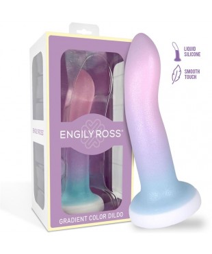 Dildo con Ventosa Color Degrado 13.6 cm