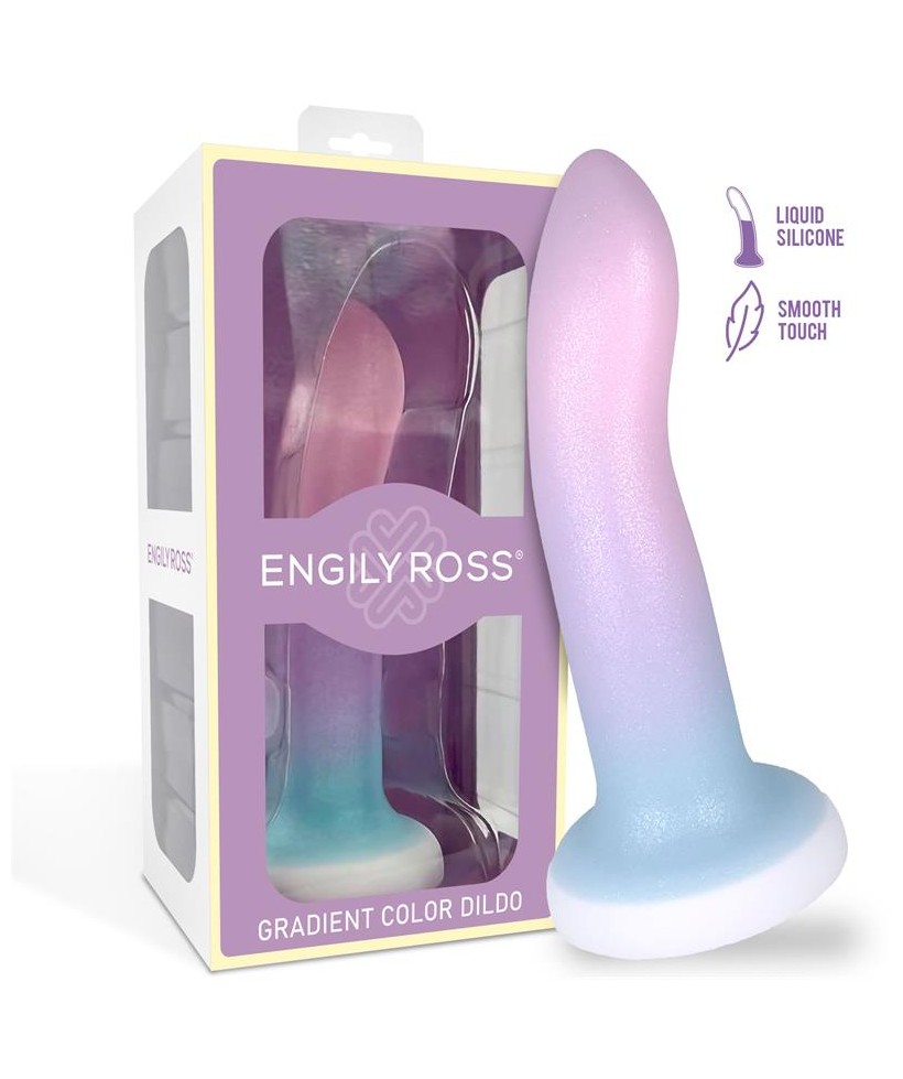 Dildo con Ventosa Color Degrado 136 cm Dildo con Ventosa Color Degrado 136 cm