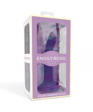 Dildo que Cambia de Color de Purpura a Rosa Talla M 17 cm Dildo que Cambia de Color de Purpura a Rosa Talla M 17 cm