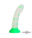 Dildo que Brilla en la Oscuridad Confetti Star 17 cm