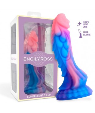 Dildo Dragón Brilla en la Oscuridad 18 cm