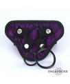 Miley Arnes Universal Ajustable 3 Anillo de Silicona Purpura