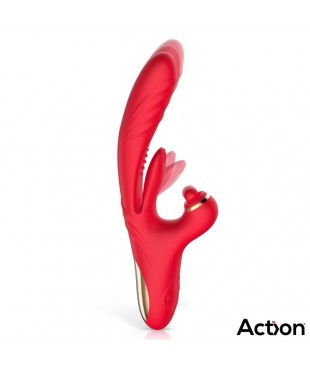 Limbe Vibrador con Lengua Flip-Flap, Bola Percutora y Up and Down