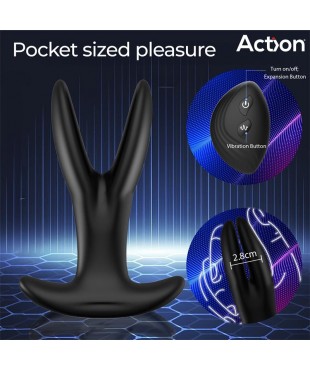 Pinsy Plug Anal Expandible con Control Remoto