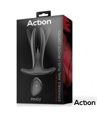 Pinsy Plug Anal Expandible con Control Remoto