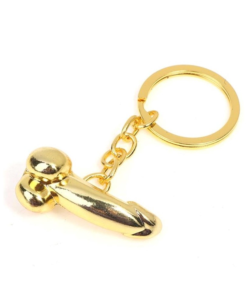 Llavero de Pene Dorado Llavero de Pene Dorado