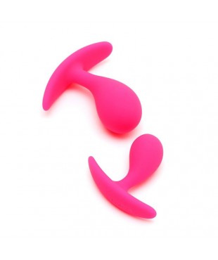 Set de 2 Plugs Anales Anatómicos Copenhagen Rosa