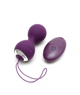 Bolas Kegel con Vibración con Control Remorto Cannes Purpura