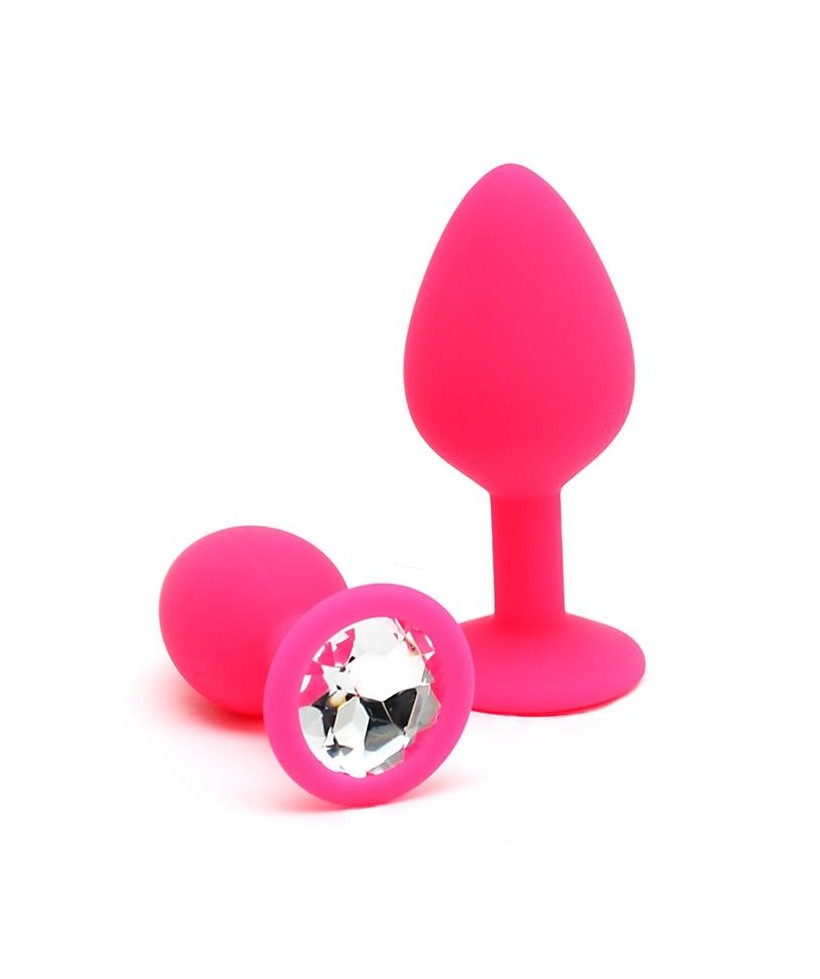 Set de 2 Plugs con Joya Berlin Rosa