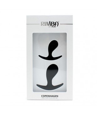 Set de 2 Plugs Anatomicos Copenhagen Negro