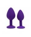 Set de 2 Plugs con Joya Berlin Purpura