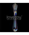 Dildo de Cristal que Brilla en la Oscuridad Twilight Gleam Twin Pleasures