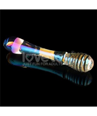 Dildo de Cristal que Brilla en la Oscuridad Twilight Gleam Twin Pleasures Dildo de Cristal que Brilla en la Oscuridad Twilight Gleam Twin Pleasures