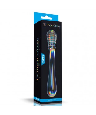 Dildo de Cristal que Brilla en la Oscuridad Twilight Gleam Twin Pleasures Dildo de Cristal que Brilla en la Oscuridad Twilight Gleam Twin Pleasures