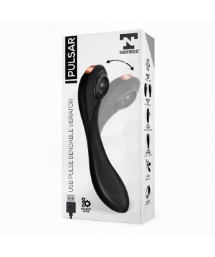 Pulsar Vibrador con Pulsación y Esqueleto Articulado Silicona USB