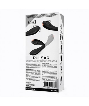 Pulsar Vibrador con Pulsacion y Esqueleto Articulado Silicona USB Pulsar Vibrador con Pulsacion y Esqueleto Articulado Silicona USB