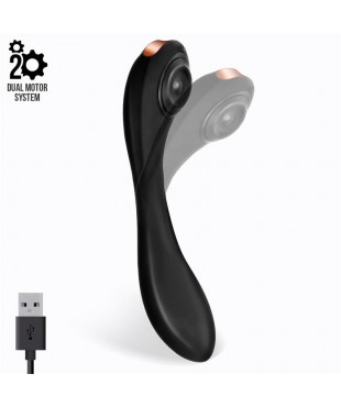 Pulsar Vibrador con Pulsacion y Esqueleto Articulado Silicona USB Pulsar Vibrador con Pulsacion y Esqueleto Articulado Silicona USB