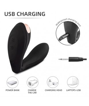 Pulsar Vibrador con Pulsacion y Esqueleto Articulado Silicona USB Pulsar Vibrador con Pulsacion y Esqueleto Articulado Silicona USB