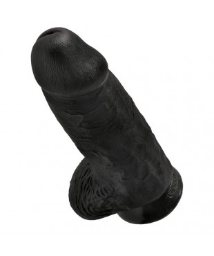 Dildo con Testículos 9 Chubby Negro